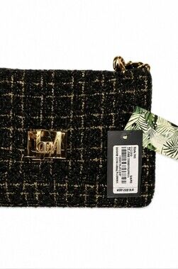 Badgley Mischka Black and Gold Handbag